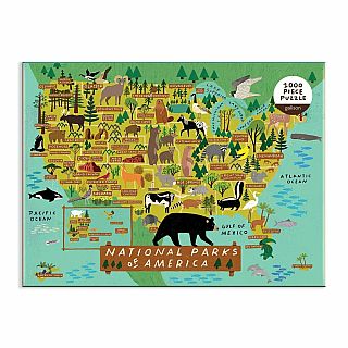 National Parks Of America 1000 Piece Puzzle 