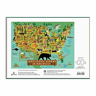 National Parks Of America 1000 Piece Puzzle 
