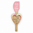 BAKE WITH LOVE SPATULA & HEART COOKIE CUTTER