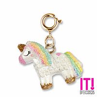 Gold Unicorn Piñata Charm