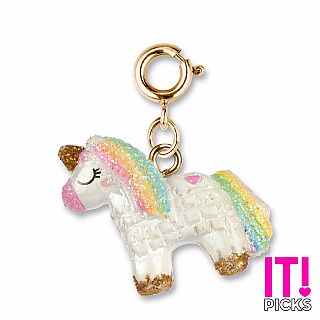 Gold Unicorn Piñata Charm