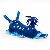 Mini Blue Nudibranch Finger Puppet 