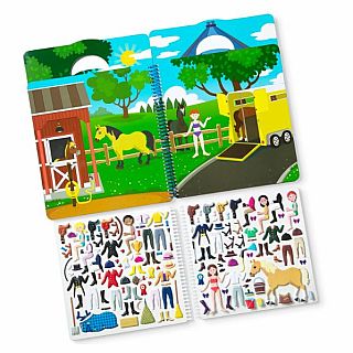 Puffy Sticker Activity Book - Riding Club