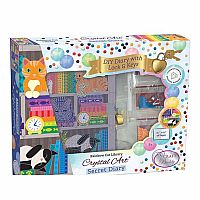 Rainbow Cat Library Secret Diary Kit Crystal Art