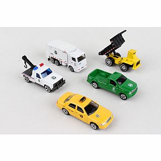 Nyc 5 Pc Vehicle Set - Grandrabbit's Toys in Boulder, Colorado