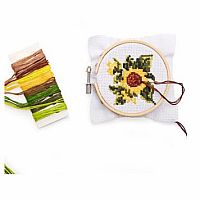 Sunflower Mini Croos Stitch Embroider Kit  