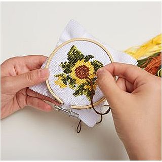 Sunflower Mini Croos Stitch Embroider Kit  