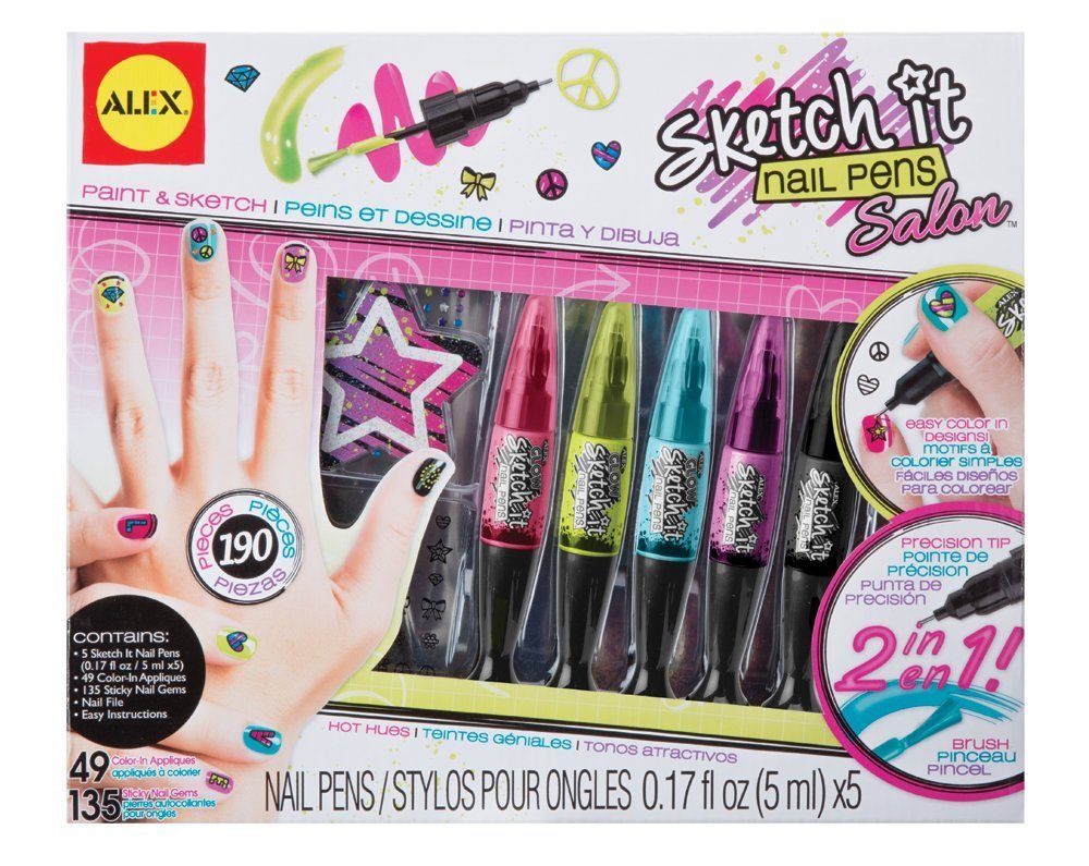 1. Alex Spa Sketch It Nail Pens Salon Set - wide 11