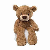 Fuzzy Beige Teddy Bear
