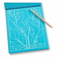 On the Go Scratch Art Color-Reveal Pad - Sea Life