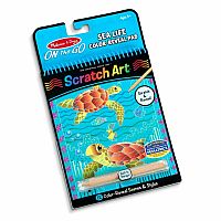 On the Go Scratch Art Color-Reveal Pad - Sea Life