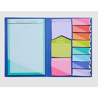 Rainbow Side Notes Sticky Tab Note Pad 