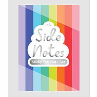 Rainbow Side Notes Sticky Tab Note Pad