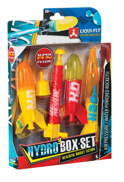 Toysmith Aquashots Deluxe Water Rocket Set 