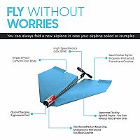 POWERUP 2.0 Blue Electric Paper Airplane Kit