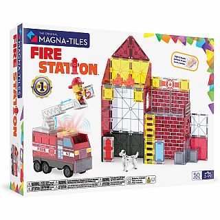 Magna-Tiles Fire Station 50 Piece Set
