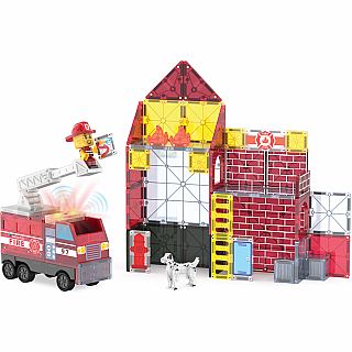 Magna-Tiles Fire Station 50 Piece Set