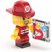Magna-Tiles Fire Station 50 Piece Set