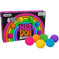 Teenie NeeDoh Rainboh - 6 pk