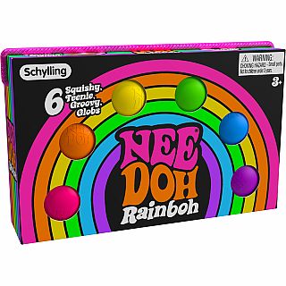 Teenie NeeDoh Rainboh - 6 pk