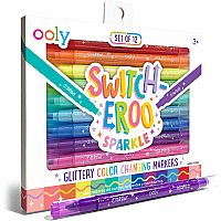 Switch-Eroo Sparkle Glittery Color Changing Markers
