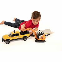 RAM Rental Service Truck with Mini Excavator