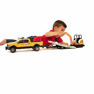 RAM Rental Service Truck with Mini Excavator