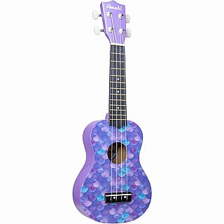 Purple Mermaid Ukulele, Soprano