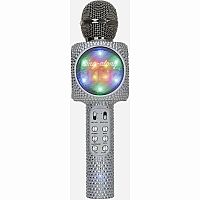 Silver Bling Karaoke Microphone