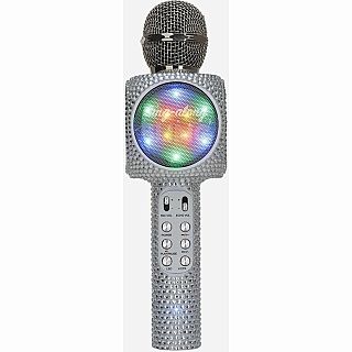 Silver Bling Karaoke Microphone