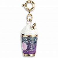 Gold Unicorn Smoothie Charm