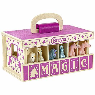 Unicorn Magic Wooden Carry Case
