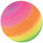 Rainbow Knobby Ball 18 Inch