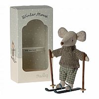 Winter Mouse With Ski Set: Big Brother