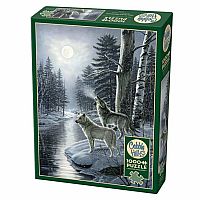 Wolves By Moonlight 1000 Piece Puzzle