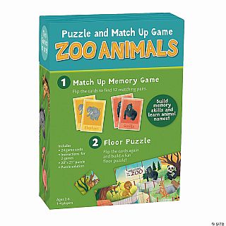 Zoo Animal Puzzle & Match Up Game